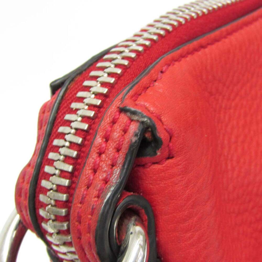 PRADA Red Leather Shoulder Bag - Picture 12 of 16